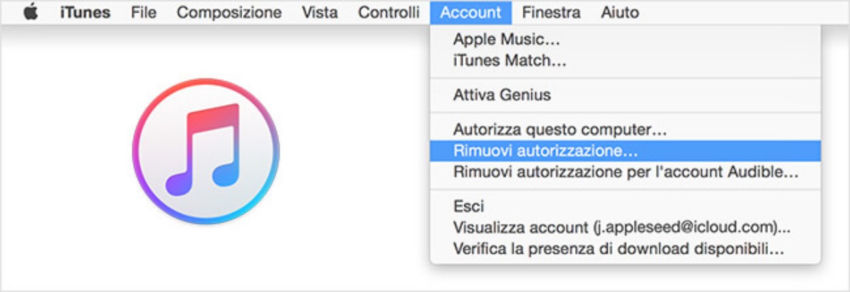 Rimuovere Autorizzazione computer da Apple ID