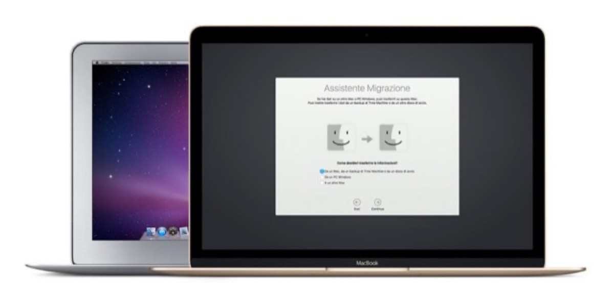 Trasferire App con Assistente di Migrazione