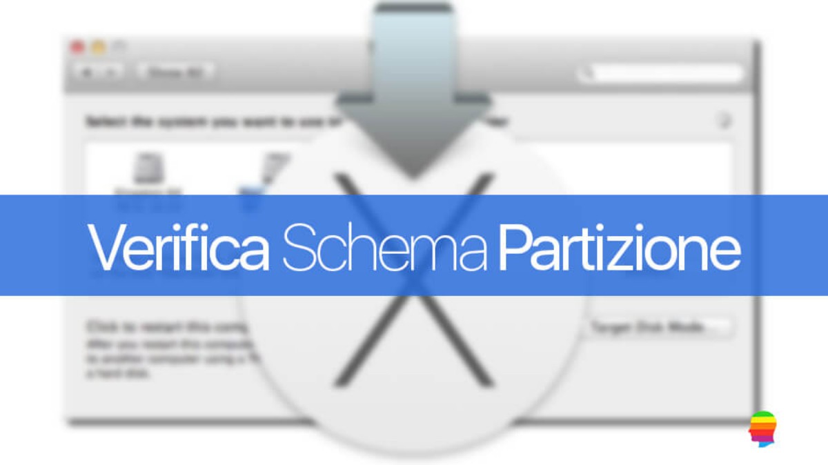 Verificare schema partizione disco Mac OS X