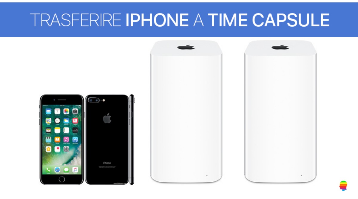 Trasferire, salvare Foto e Video da iPhone su Time Capsule