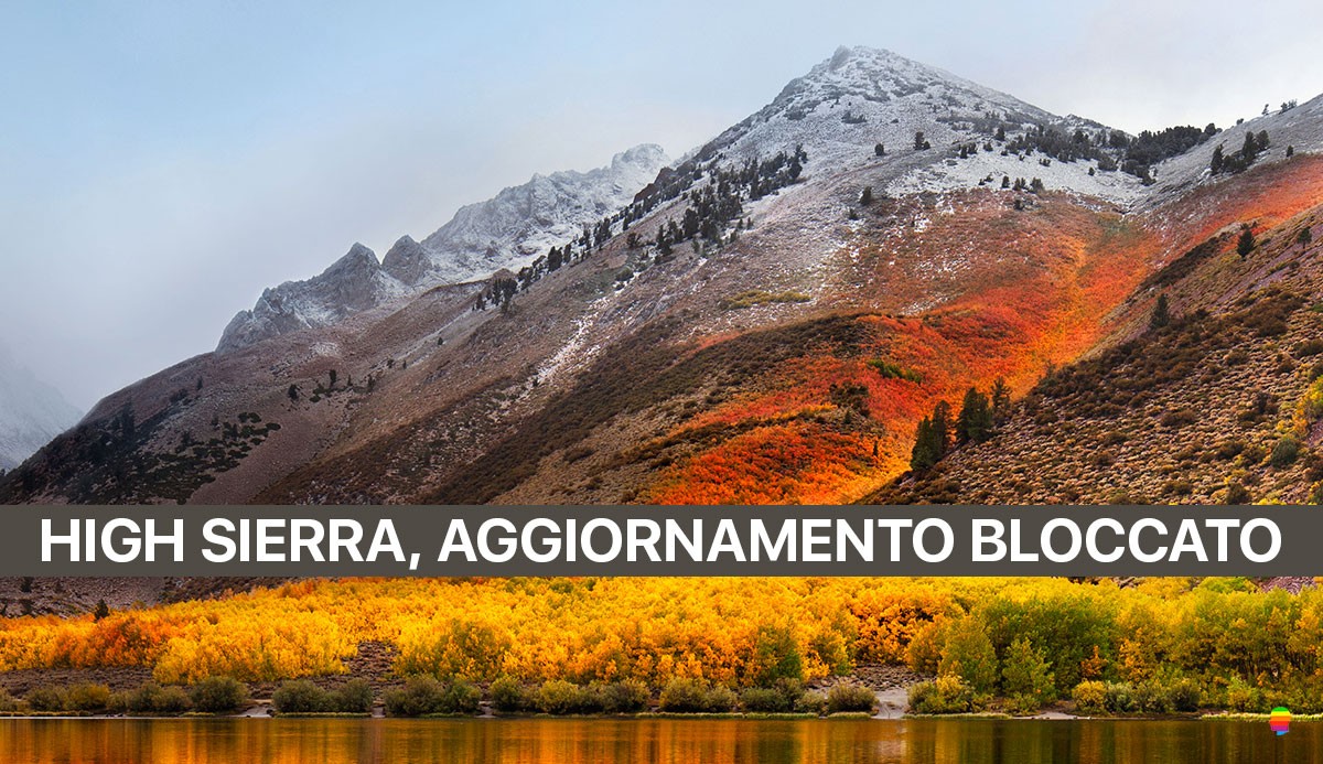 High Sierra non completa installazione aggiornamento bloccato, cosa fare?