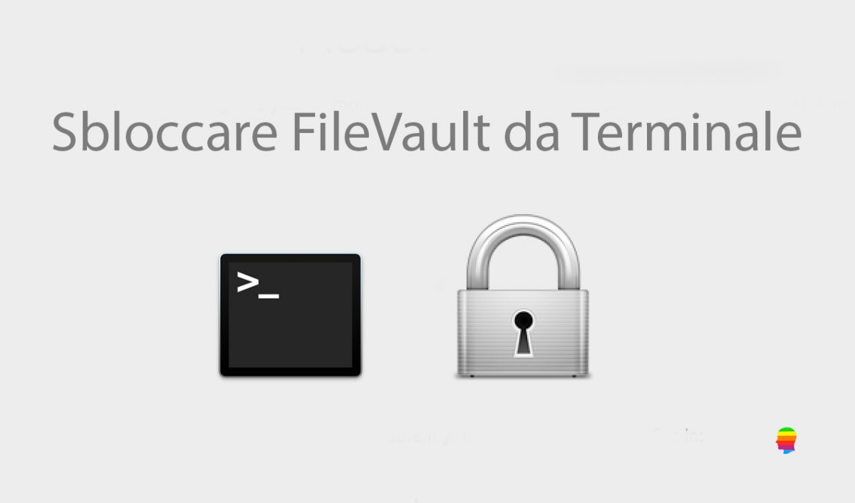 Accedere, sbloccare disco FileVault da Terminale in Recovery Mode