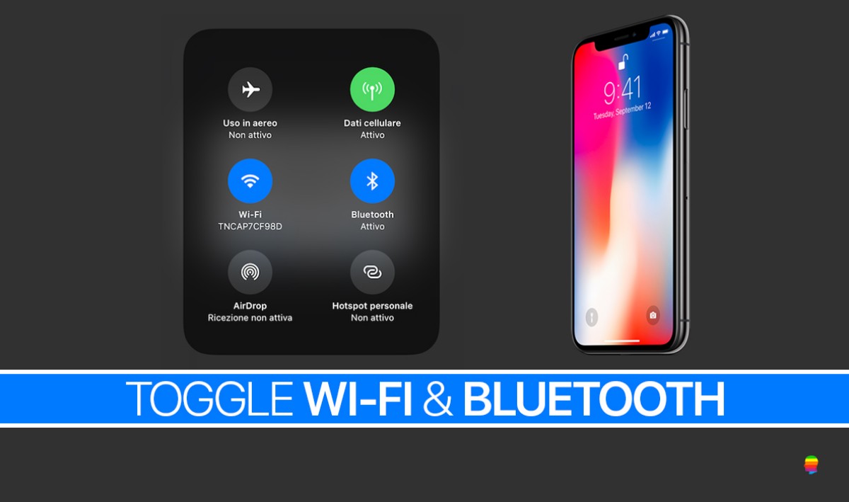 iOS 11, WiFi e Bluetooth del Centro di Controllo non disattivano il loro segnale