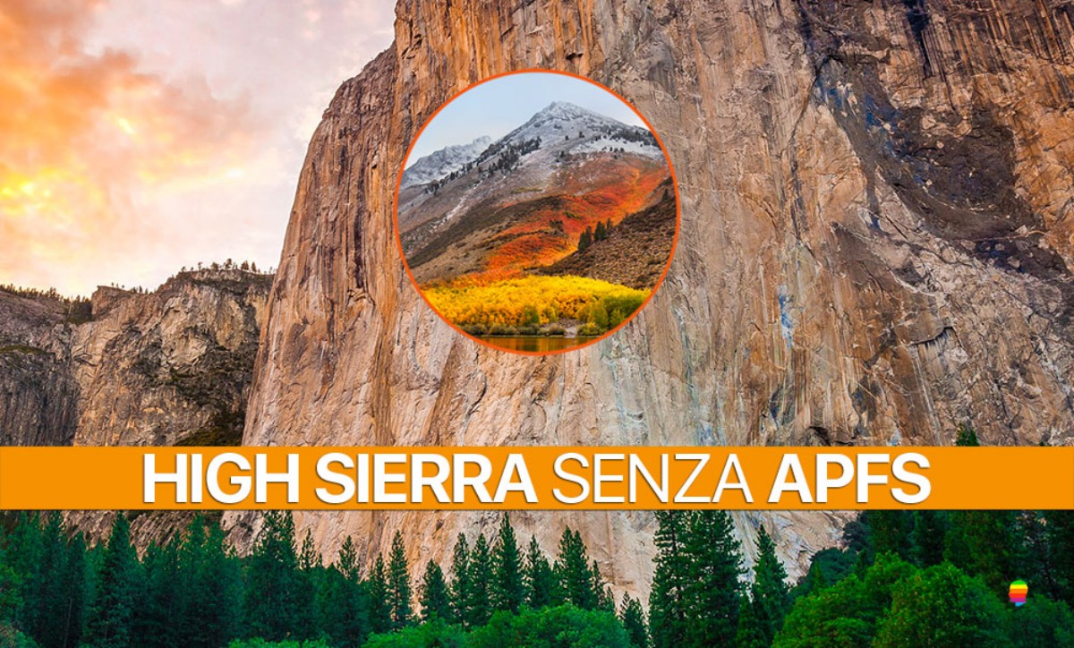 Come installare, aggiornare a High Sierra senza convertire in APFS