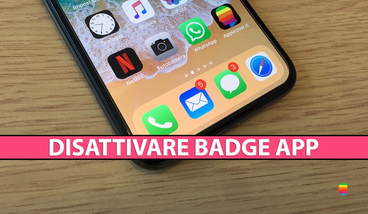Disattivare badge, icona rossa sulle App di iPhone e iPad