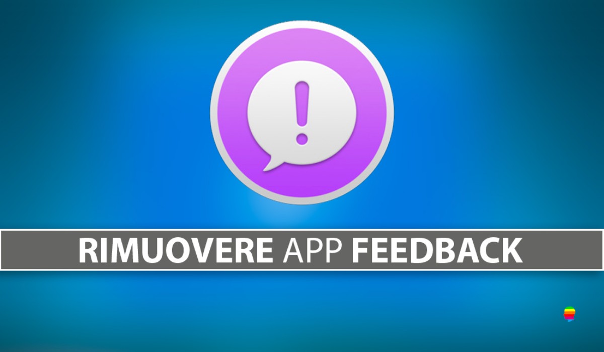 Rimuovere, eliminare app Feedback da iPhone e iPad