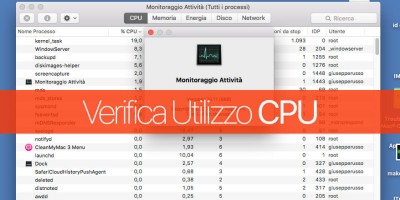 Controllo Utilizzo CPU su Mac OS X