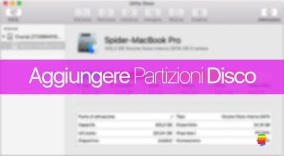 Aggiungere partizioni Mac senza perdere dati su OS X El Capitan e successivi