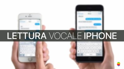 iPhone e iPad, leggere testo selezione ad alta voce