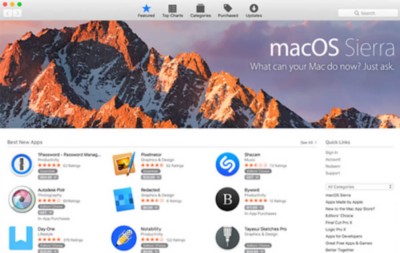 macOS Sierra download fallito, Impossibile scaricare da App Store