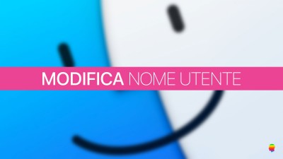 Modifica, cambio Nome Utente su mac OS