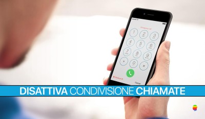 Disattiva condivisione registro chiamate su iPhone e iPad