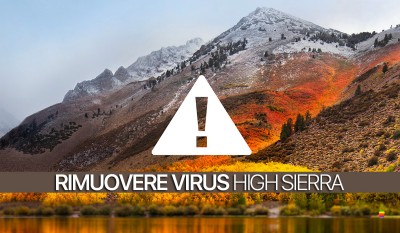 Rimuovere Virus da macOS High Sierra