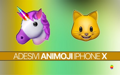 Creare, usare e inviare adesivi stickers Animoji su iPhone X